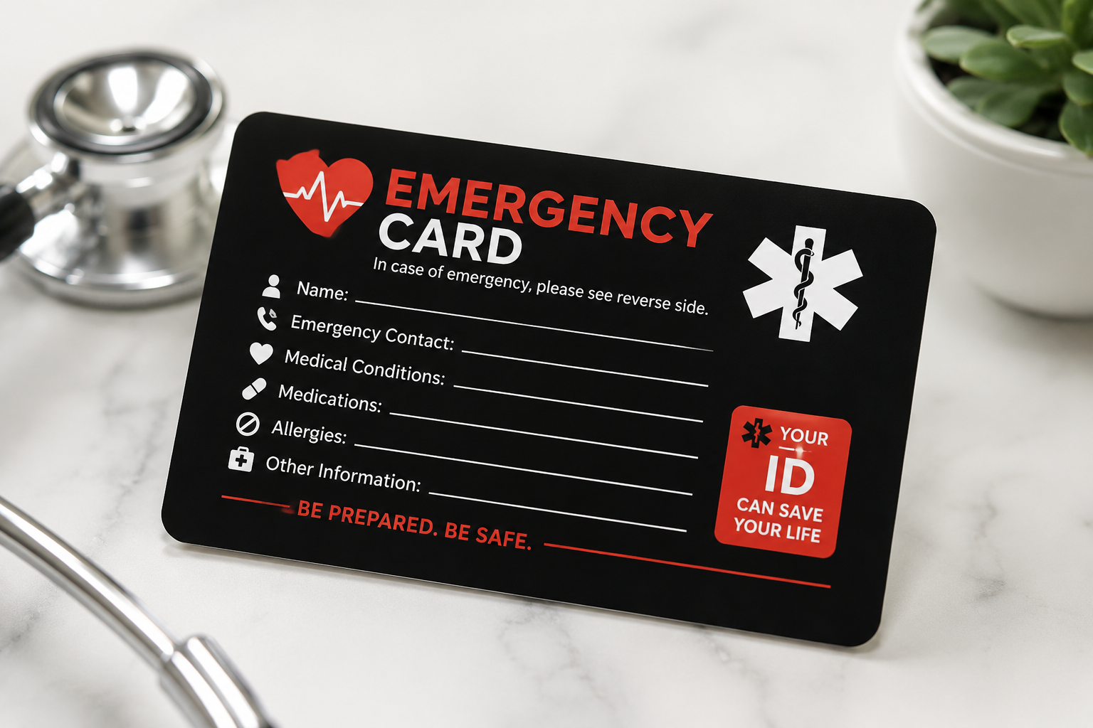 Pet Emergency Card
